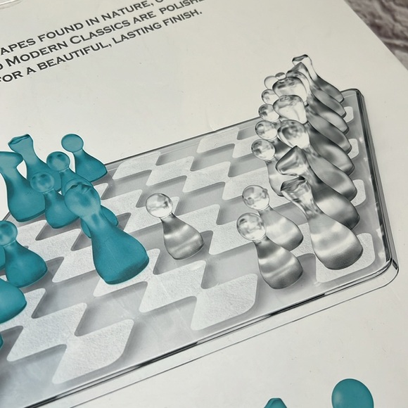 Glass chess game board Only no pieces - Picture 2 of 3